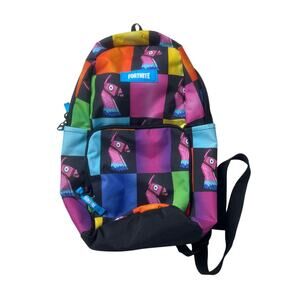Fortnite Amplify Rainbow Checkered Sling Pack Backpack